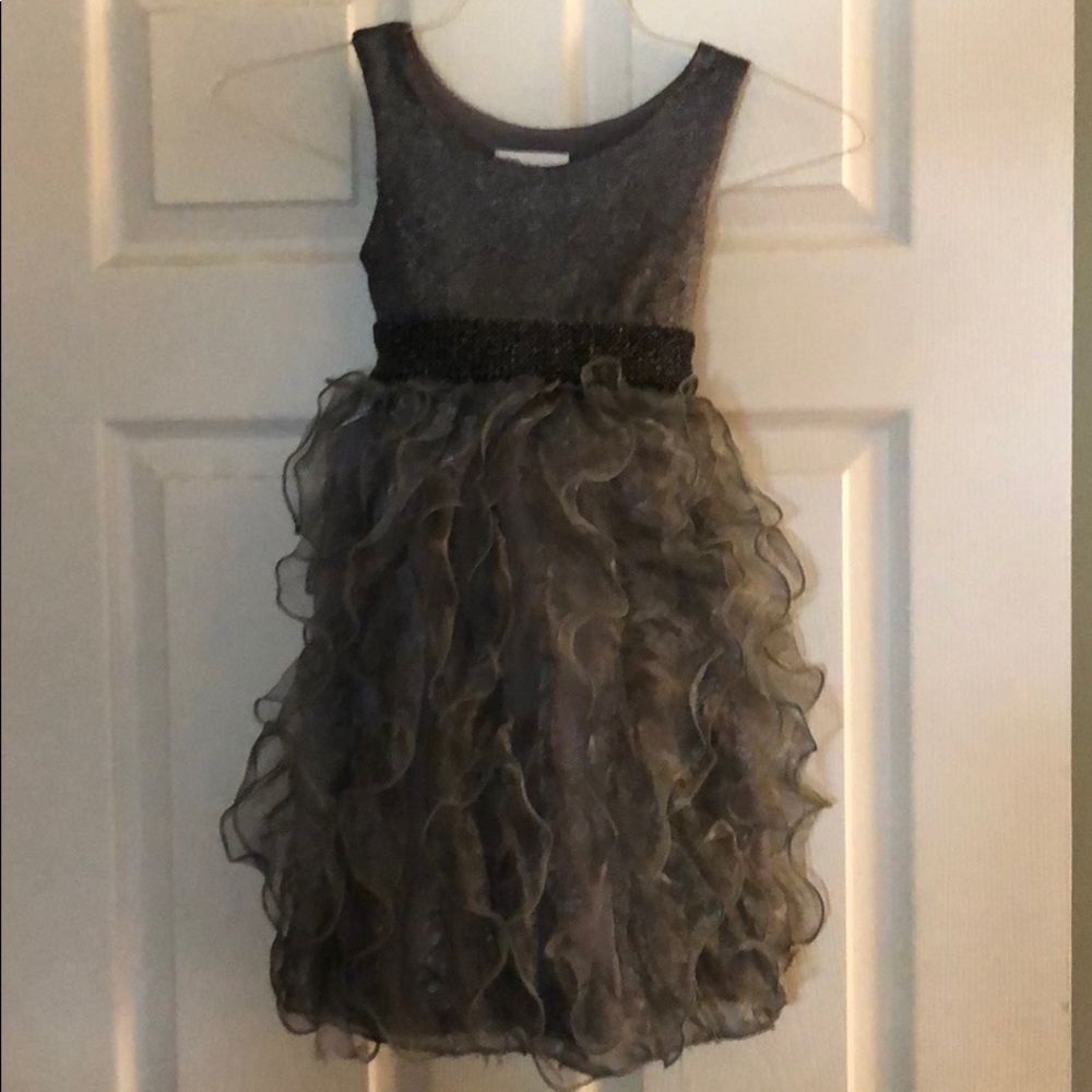 Bonnie Jean silver gray formal dress size 6